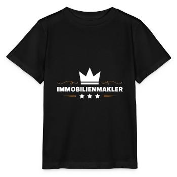 Immobilienmakler Beruf - Stanley/Stella Kinder T-Shirt MINI CREATOR  - Schwarz - Vorne - Mikhail (115cm)