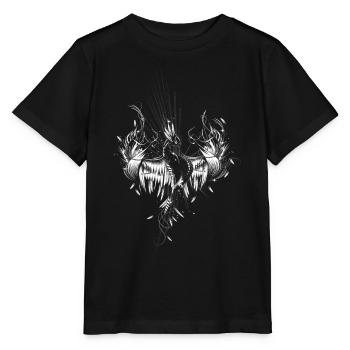 Phönix aus der Asche - Stanley/Stella Kinder T-Shirt MINI CREATOR  - Schwarz - Vorne - Mikhail (115cm)