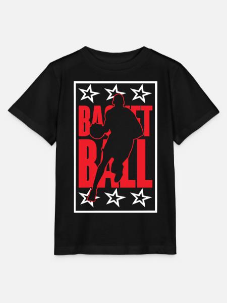Basketball Basketballer - Stanley/Stella Kinder T-Shirt MINI CREATOR - Schwarz