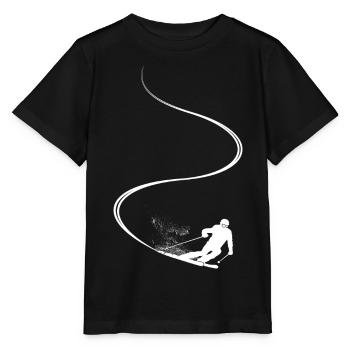 Piste de ski, Après-ski, Sports d’hiver, Vacances au ski - T-shirt bio MINI CREATOR Stanley/Stella Enfant - noir - Devant - Mikhail (115cm)