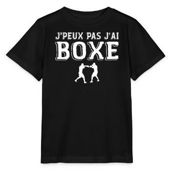 Ich kann nicht Boxen Humor Boxen, Boxer Geschenk - Stanley/Stella Kinder T-Shirt MINI CREATOR  - Schwarz - Vorne - Mikhail (115cm)