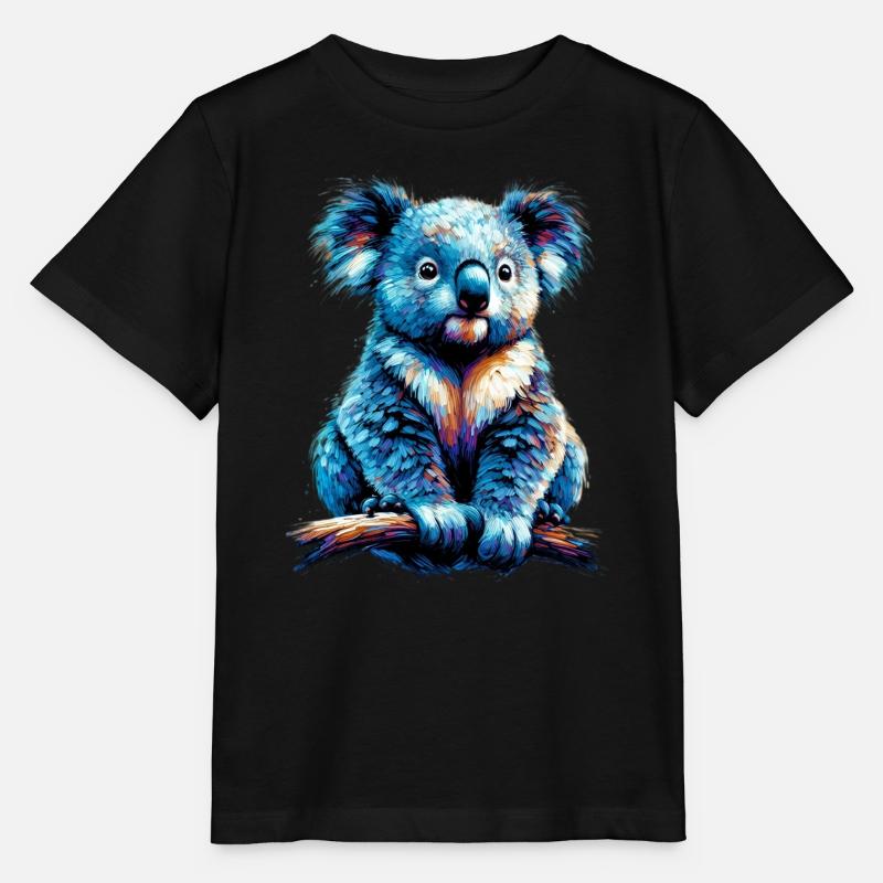 Koala - Stanley/Stella Kinder T-Shirt MINI CREATOR  - Schwarz