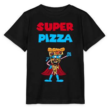 Great pizza - Stanley/Stella MINI CREATOR Kids’ T-Shirt - black - Front - Mikhail (115cm)