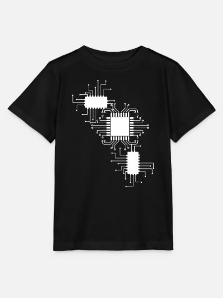 Schaltkreis Netzkunst - Stanley/Stella Kinder T-Shirt MINI CREATOR  - Schwarz