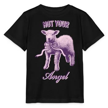 Aesthetic Lamb – Rebellious & Sweet - Stanley/Stella MINI CREATOR Kids’ T-Shirt - black - Front - Mikhail (115cm)