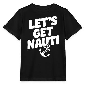 Lasst uns Nauti holen. - Stanley/Stella Kinder T-Shirt MINI CREATOR  - Schwarz - Vorne - Mikhail (115cm)