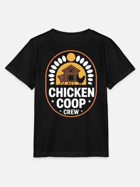 Chicken Coop Crew Hühnerhalter Huhn - Stanley/Stella Kinder T-Shirt MINI CREATOR  - Schwarz