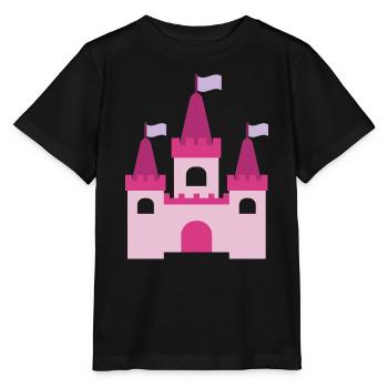 Château de la Princesse - T-shirt bio MINI CREATOR Stanley/Stella Enfant - noir - Devant - Mikhail (115cm)