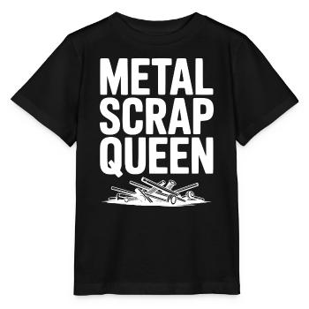 Metallschrottkönigin - Stanley/Stella Kinder T-Shirt MINI CREATOR  - Schwarz - Vorne - Mikhail (115cm)
