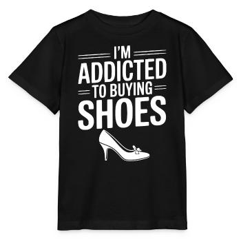 Ich bin süchtig danach, Schuhe zu kaufen - Stanley/Stella Kinder T-Shirt MINI CREATOR  - Schwarz - Vorne - Mikhail (115cm)