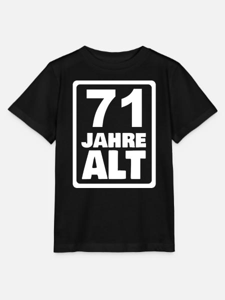 Alter 71 - Stanley/Stella Kinder T-Shirt MINI CREATOR  - Schwarz