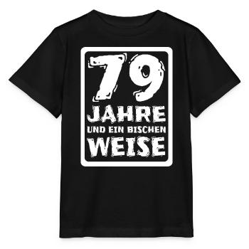 Weisheit 79 - Stanley/Stella Kinder T-Shirt MINI CREATOR  - Schwarz - Vorne - Mikhail (115cm)