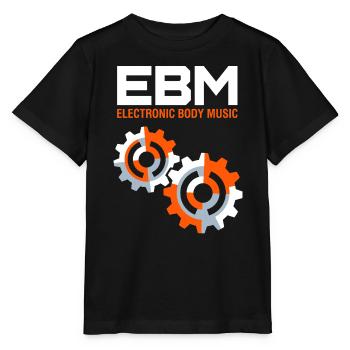 Electronic Body Music - EBM Industrial - Stanley/Stella Kinder T-Shirt MINI CREATOR  - Schwarz - Vorne - Mikhail (115cm)