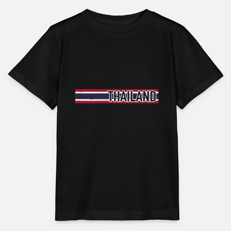 La Thaïlande - T-shirt bio MINI CREATOR Stanley/Stella Enfant - noir