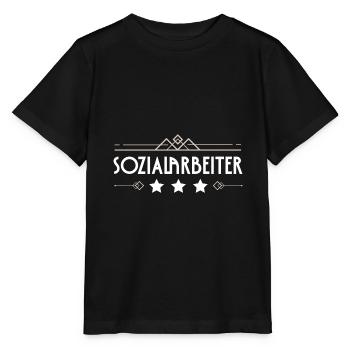 Sozialarbeiter Beruf - Stanley/Stella Kinder T-Shirt MINI CREATOR  - Schwarz - Vorne - Mikhail (115cm)