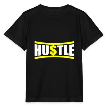 Hustle Spruch - Stanley/Stella Kinder T-Shirt MINI CREATOR  - Schwarz - Vorne - Mikhail (115cm)
