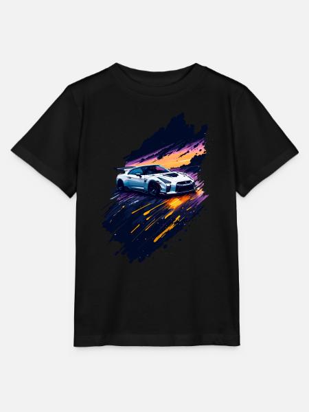 Voiture de sport - T-shirt bio MINI CREATOR Stanley/Stella Enfant - noir