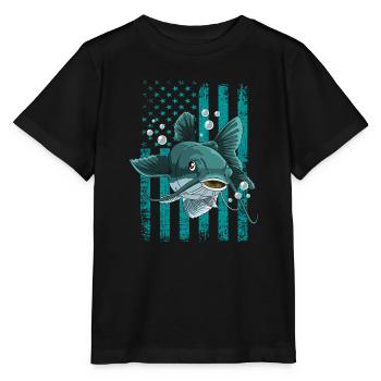 catfish - Stanley/Stella MINI CREATOR Kids’ T-Shirt - black - Front - Mikhail (115cm)