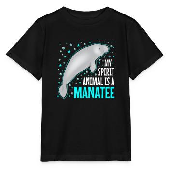 Manatee Manatee - Stanley/Stella MINI CREATOR Kids’ T-Shirt - black - Front - Mikhail (115cm)