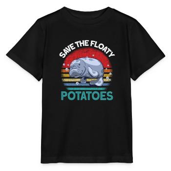 Manatee Manatee - Stanley/Stella MINI CREATOR Kids’ T-Shirt - black - Front - Mikhail (115cm)