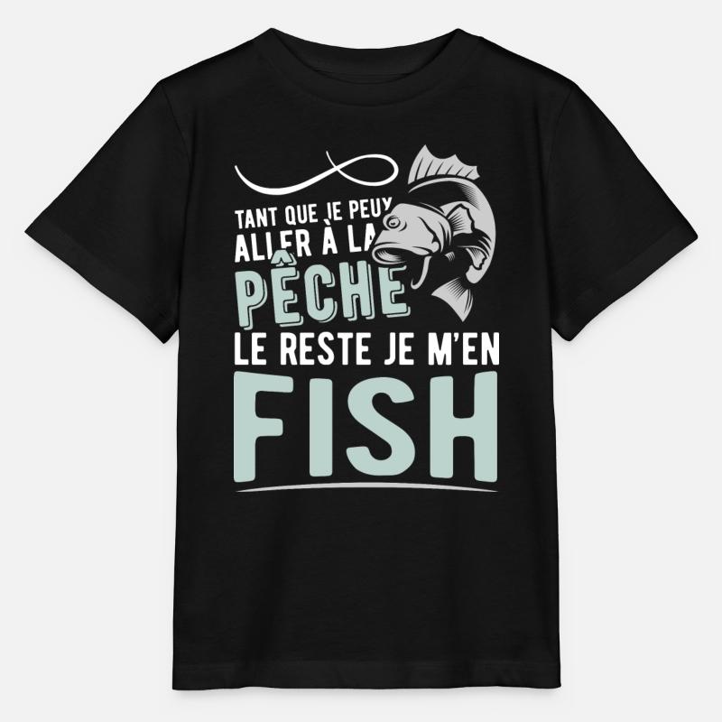 je m'en fish cadeau - T-shirt bio MINI CREATOR Stanley/Stella Enfant - noir