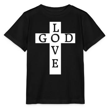 Jésus-Christ Dieu Dieu - T-shirt bio MINI CREATOR Stanley/Stella Enfant - noir - Devant - Mikhail (115cm)