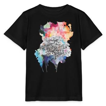 Explosion of color - Stanley/Stella MINI CREATOR Kids’ T-Shirt - black - Front - Mikhail (115cm)