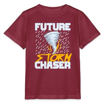 Tornado - Stanley/Stella Kinder T-Shirt MINI CREATOR  - Burgunderrot - Vorne - Kain (125cm)