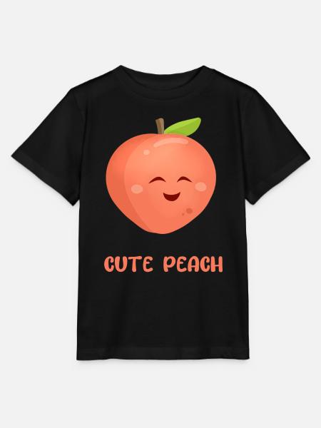 Süßer Pfirsich - Stanley/Stella Kinder T-Shirt MINI CREATOR - Schwarz