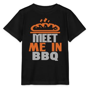 RENCONTREZ-MOI EN BARBECUE - T-shirt bio MINI CREATOR Stanley/Stella Enfant - noir - Devant - Mikhail (115cm)
