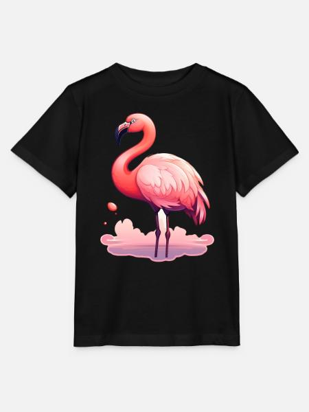 Flaming - Stanley/Stella Kinder T-Shirt MINI CREATOR - Schwarz