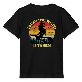 Sorry This Witch Is Taken - Stanley/Stella MINI CREATOR Kids’ T-Shirt - black - Front - Mikhail (115cm)
