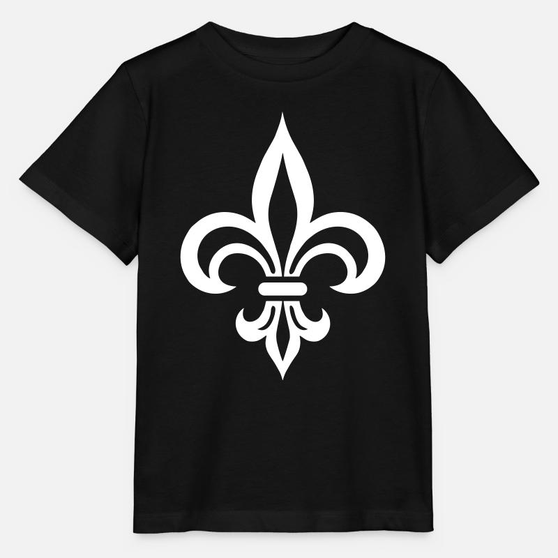 Fleur de Lis Grace - Stanley/Stella Kinder T-Shirt MINI CREATOR  - Schwarz