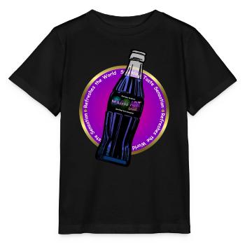 Boisson d’art magique - T-shirt bio MINI CREATOR Stanley/Stella Enfant - noir - Devant - Mikhail (115cm)