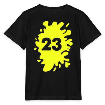 Blobs 23 - T-shirt bio MINI CREATOR Stanley/Stella Enfant - noir - Devant - Mikhail (115cm)