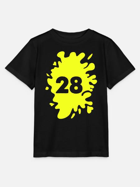 Klecks 28 - Stanley/Stella Kinder T-Shirt MINI CREATOR  - Schwarz