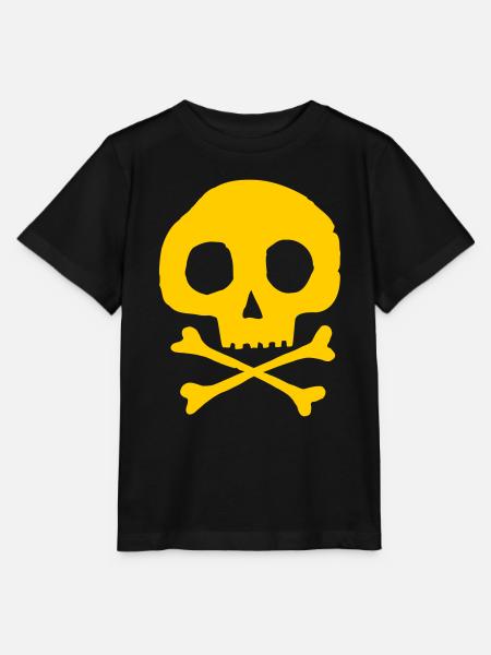 Schädel und Knochen - Stanley/Stella Kinder T-Shirt MINI CREATOR - Schwarz