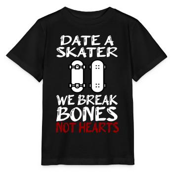 Skateboard Skater Skateboarding Geschenk - Stanley/Stella Kinder T-Shirt MINI CREATOR  - Schwarz - Vorne - Mikhail (115cm)