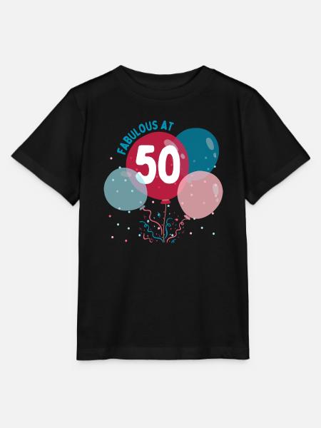 Fabelhaft mit 50 - Stanley/Stella Kinder T-Shirt MINI CREATOR - Schwarz