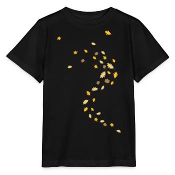 automne - T-shirt bio MINI CREATOR Stanley/Stella Enfant - noir - Devant - Mikhail (115cm)