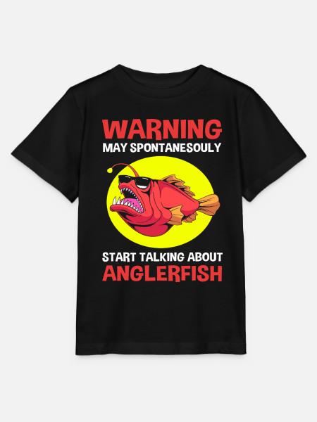 Anglerfisch - Stanley/Stella Kinder T-Shirt MINI CREATOR - Schwarz