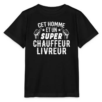 Delivery Driver Funny Gift This Delivery Man - Stanley/Stella MINI CREATOR Kids’ T-Shirt - black - Front - Mikhail (115cm)