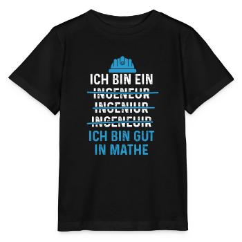 Ingenieur - Stanley/Stella Kinder T-Shirt MINI CREATOR  - Schwarz - Vorne - Mikhail (115cm)