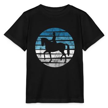 Dressage Dressage Dressage Dressage Cavalier Équitation - T-shirt bio MINI CREATOR Stanley/Stella Enfant - noir - Devant - Mikhail (115cm)