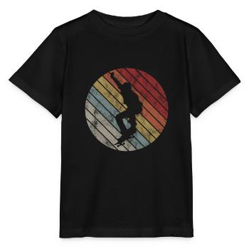 Skateboard Skateboarder Skater Skate Skateing - T-shirt bio MINI CREATOR Stanley/Stella Enfant - noir - Devant - Mikhail (115cm)