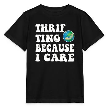Thrifting. Because I care. - Stanley/Stella Kinder T-Shirt MINI CREATOR  - Schwarz - Vorne - Mikhail (115cm)
