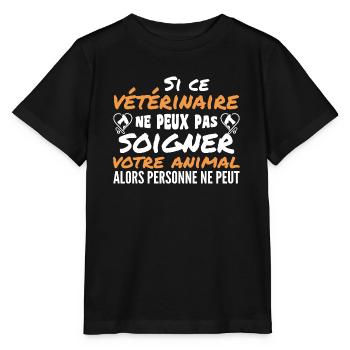Tierarzt Geschenk Humor - Stanley/Stella Kinder T-Shirt MINI CREATOR  - Schwarz - Vorne - Mikhail (115cm)