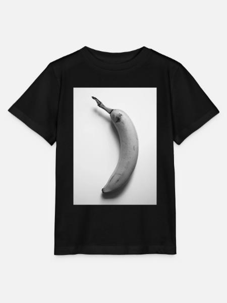 Banane - Stanley/Stella Kinder T-Shirt MINI CREATOR  - Schwarz