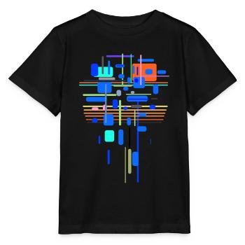 Architecture - T-shirt bio MINI CREATOR Stanley/Stella Enfant - noir - Devant - Mikhail (115cm)
