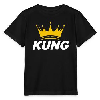 König - Stanley/Stella Kinder T-Shirt MINI CREATOR  - Schwarz - Vorne - Mikhail (115cm)